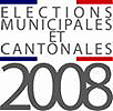 Resultate des ersten Wahlgangs der Kommunal- und Kantonalwahlen 2008