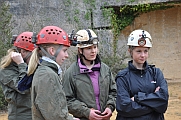 Erkundung einer Höhle  in St Cirq-Madelon 