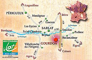 Map Lot - Gourdon